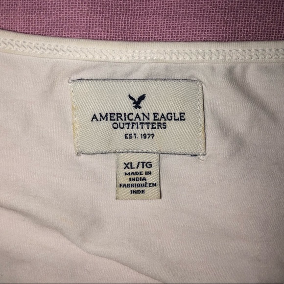 American Eagle | White Crop Top | XL - Picture 3 of 5